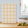 Hermia Tabla de Cortar de Vidrio Templado Antibacteriana 25 x 35 cm